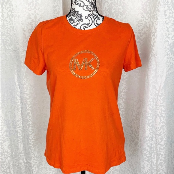 michael kors t shirt orange